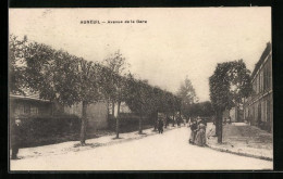 CPA Auneuil, Avenue De La Gare  - Auneuil