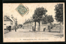 CPA Crépy-en-Valois, Place Saint-Thomas  - Autres & Non Classés