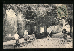 CPA Crépy-en-Valois, Chemin De Sainte-Agathe  - Autres & Non Classés