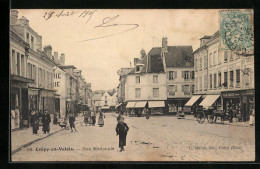 CPA Crépy-en-Valois, Rue Nationale  - Autres & Non Classés