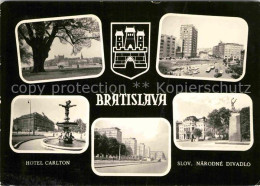 72756344 Bratislava Pressburg Pozsony Hotel Carlton Slov. Narodne Divadlo Hochha - Slowakei