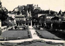 72756137 Salzburg Oesterreich Mozartstadt Mirabellengarten Mit Festung Salzburg - Sonstige & Ohne Zuordnung