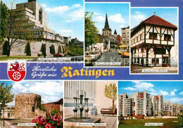 72756091 Ratingen Rathaus Stadtmauer Dicker Turm Duesseldorfer Strasse  Ratingen - Ratingen