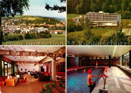 72755435 Bad Soden-Salmuenster Panorama Kurklinik Bellevue Hotelhalle Hallenbad  - Altri & Non Classificati