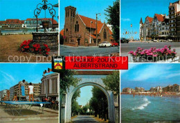 72754840 Zoute Knokke Teilansichten Kirche Trampolin Strand Hotels  - Sonstige & Ohne Zuordnung