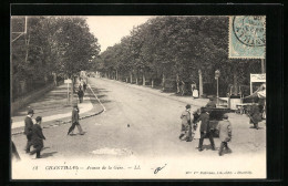 CPA Chantilly, Avenue De La Gare  - Chantilly