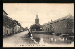 CPA Villers-sur-Bonnières, Rue De L`Eglise  - Other & Unclassified