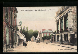 CPA Mouy, Rue J. D. Cassini, Le Théatre  - Mouy