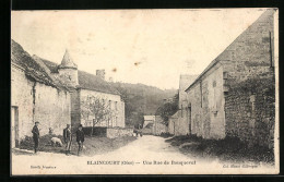 CPA Blaincourt, Une Rue De Bouqueval  - Altri & Non Classificati
