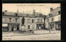 CPA Liancourt, Un Coin De La Place De La Rouchefoucauld  - Liancourt