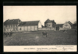 CPA Ivry-le-Temple, Ferme Dénoyelle, Le Paturage  - Other & Unclassified