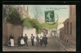 CPA Méru, Rue Gambetta, La Poste  - Sonstige & Ohne Zuordnung