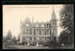 CPA Clermont, Facade Principale De La Villa Tisserand  - Clermont