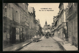 CPA Clermont, Rue De La République  - Clermont