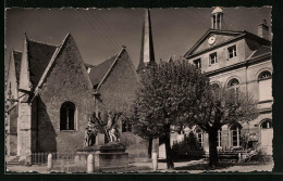 CPA Neuille Pont-Pierre, L`Eglise, Le Monument Aux Morts Et La Mairie  - Other & Unclassified