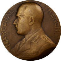France, Médaille, Maréchal French, Débarquement De L'Armée Anglaise, 1914 - Autres & Non Classés