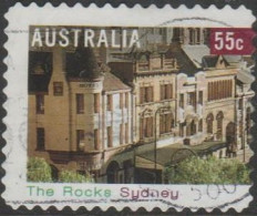 AUSTRALIA - DIE-CUT-USED 2008 55c Tourist Precincts - The Rocks, Sydney New South Wales - Perf 11¼ X 11¼ - Usados