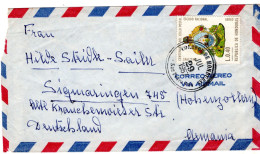 78875 - Honduras - 1967 - L.0,40 100 Jahre Honduranische Briefmarken EF A LpBf SAN PEDRO -> Westdeutschland - Honduras