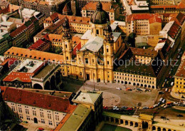 72752702 Muenchen Theatinerkirche Fliegeraufnahme Muenchen - München