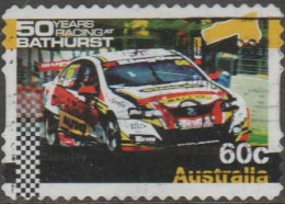 AUSTRALIA - DIE-CUT-USED 2012 60c Fifty Years Of Motor Racing At Bathurst - Ingall's Holden - Gebruikt
