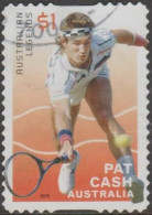 AUSTRALIA - DIE-CUT-USED 2016 $1.00 Legends Of Tennis - Pat Cash - Usati