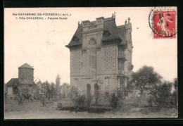 CPA Ste-Catherine-de-Fierbois, Villa Chauveau, Facade Ouest  - Sonstige & Ohne Zuordnung