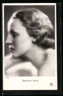 AK Brigitte Helm, Seitliches Portrait Der Schauspielerin Mit Entblösster Schulter, Metropolis  - Attori