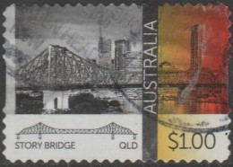AUSTRALIA - DIE-CUT-USED 2016 $1.00 Australian Bridges - Story Bridge, Brisbane, Queensland - Gebruikt