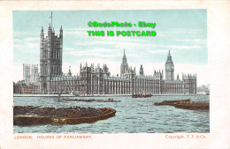 R414177 London. Houses Of Parliament. F. F. Postcard - Other & Unclassified