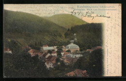 AK Katzhütte Im Oberen Schwarzathal, Marktplatz, Blick Vom Bismarckdenkmal  - Other & Unclassified