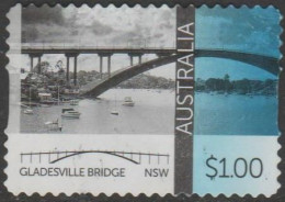 AUSTRALIA - DIE-CUT-USED 2016 $1.00 Australian Bridges - Gladesville Bridge, New South Wales - Oblitérés