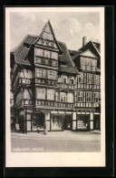 AK Halberstadt, Am Haus Stelzfuss  - Halberstadt