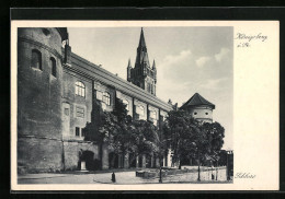 AK Königsberg In Pr., Vor Dem Schloss  - Ostpreussen
