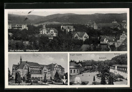 AK Bad Kudowa, Blick Auf Das Villenviertel, Kurhotel Fürstenhof, Eugen-Quelle, Schloss Und Kurpark  - Schlesien