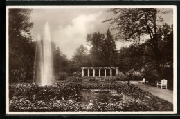 AK Liegnitz, Wasserspiel Im Palmenhain  - Schlesien