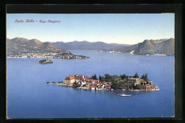 Cartolina Isola Bella, Blick Auf Die Insel Im Lago Maggiore  - Autres & Non Classés