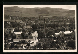 AK Bad Kudowa, Blick Vom Schlossberg Auf Den Kurpark Und Die Badehäuser  - Schlesien