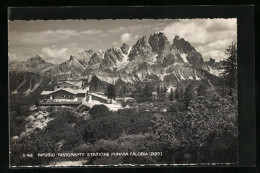 Cartolina Cortina, Rifugio, Ristorante Stazione Funivia Faloria  - Altri & Non Classificati