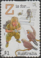 AUSTRALIA - DIE-CUT-USED 2018 $1.00 Fair Dinkum Aussie Alphabet - "Z" Is For Zoologist, Zebra - Used Stamps
