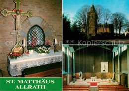 72751118 Allrath Katholische Pfarrgemeinde St Matthaeus Kirche Innenansicht Allr - Grevenbroich