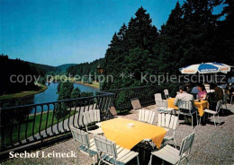 72751112 Brend Alfdorf Seehof Leineck Restaurant Terrasse Stausee Naturpark Schw - Other & Unclassified