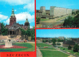 72750764 Szczecin Stettin Oper Panorama Eisenbahn  Stettin - Poland