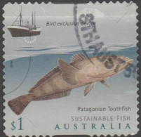 AUSTRALIA - DIE-CUT-USED 2019 $1.00 Sustainable Fish - Patagonian Toothfish - Oblitérés