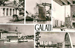 72750259 Galati Galatz Gebaeude Donau Dampfer Hafen Wohnhochhaeuser Galati Galat - Romania