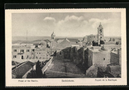 AK Bethlehem, Facade De La Basilique  - Palestine