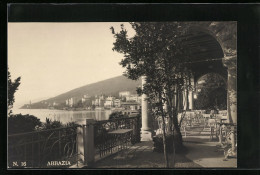 AK Abbazia, Stadtvillen An Der Uferpromenade Von Der Terrasse Aus Gesehen  - Croatie