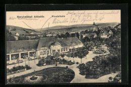 AK Bad Altheide, Parkanlagen An Der Wandelhalle  - Schlesien