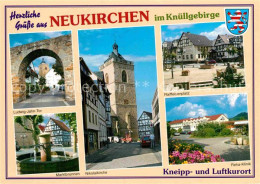 72750224 Neukirchen Knuellgebirge Ludwig Jahn Kirche Marktbrunnen Reha Klinik Ra - Sonstige & Ohne Zuordnung