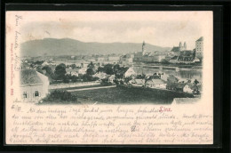AK Linz A. D. Donau, Blick über Den Fluss Auf Die Stadt  - Autres & Non Classés