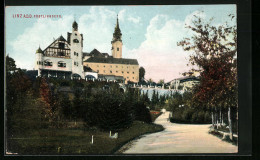 AK Linz A. D. Donau, Parkanlagen Auf Dem Pöstlingberg, Wallfahrtskirche  - Autres & Non Classés